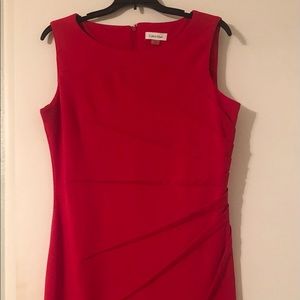 Red Calvin Klein Dress